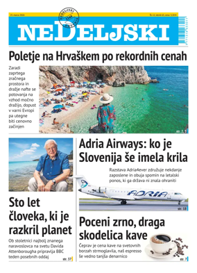 Cover of Nedeljski Dnevnik