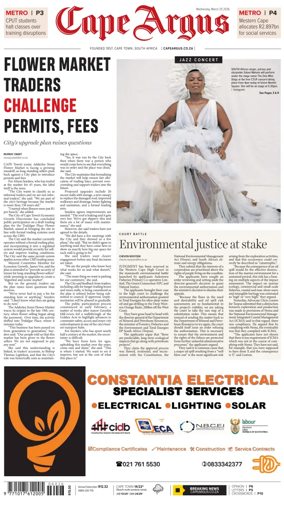 Cover of Cape Argus (PM Edition)