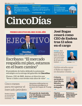 Cover of Cinco Dias