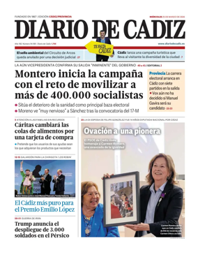 Cover of Diario de Cadiz
