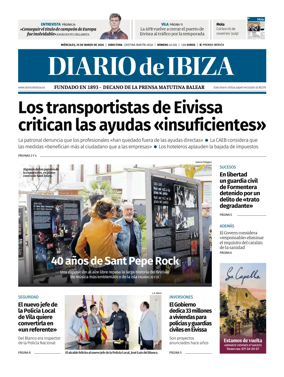 Cover of Diario de Ibiza