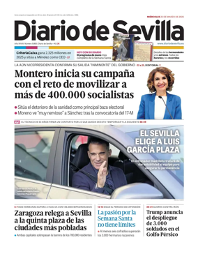 Cover of Diario de Sevilla