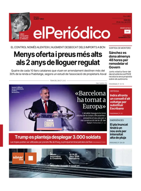 Cover of El Periodico - Catala