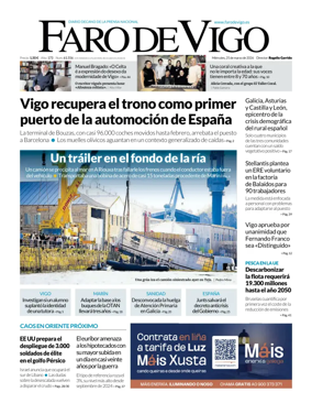 Cover of Faro de Vigo