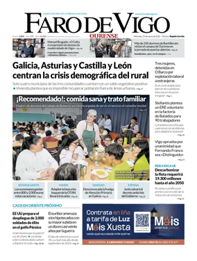 Cover of Faro de Vigo (Ourense)