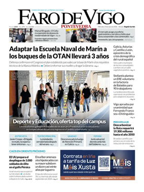 Cover of Faro de Vigo (Pontevedra)