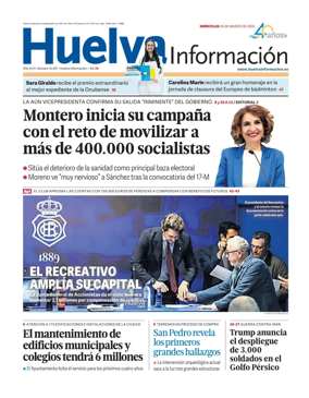 Cover of Huelva Informacion