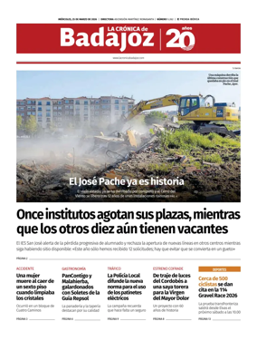 Cover of La Cronica de Badajoz BE