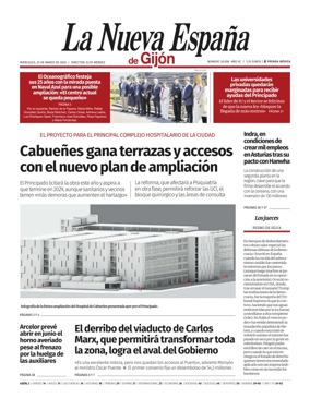 Cover of La Nueva Espana (Gijon)