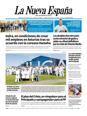 Cover of La Nueva Espana (Oviedo)