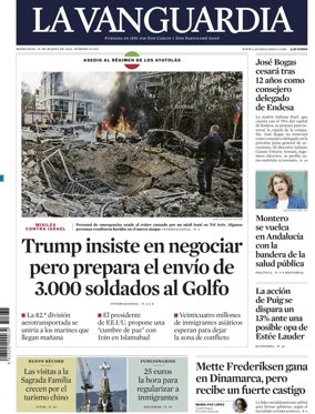 Cover of La Vanguardia (1st Edition)
