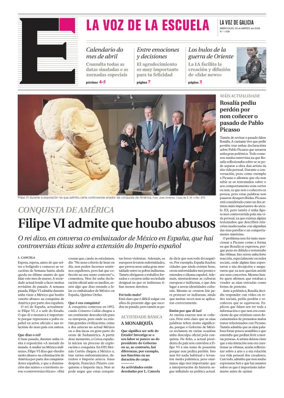 Cover of La Voz de Galicia (Arousa) - La Voz de la Escuela