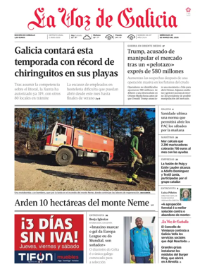 Cover of La Voz de Galicia (Carballo)