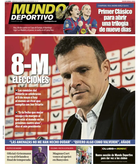Cover of Mundo Deportivo (Bizkaia-Araba)