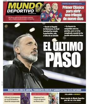 Cover of Mundo Deportivo (Gipuzkoa)