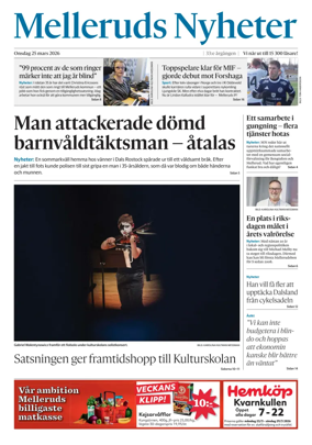 Cover of Melleruds Nyheter