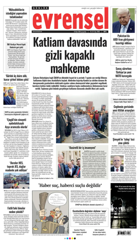 Cover of Evrensel Gazetesi