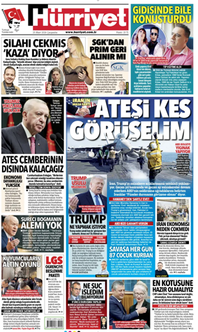 Cover of Hurriyet