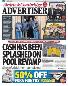 Cover of Airdrie & Coatbridge Advertiser