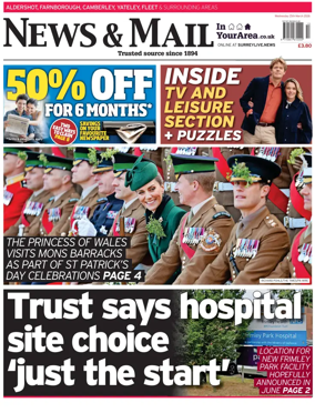 Cover of Aldershot News & Mail