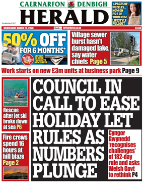 Cover of Caernarfon Herald