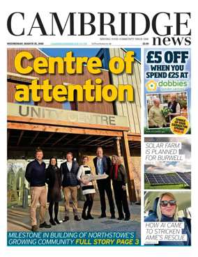 Cover of Cambridge News