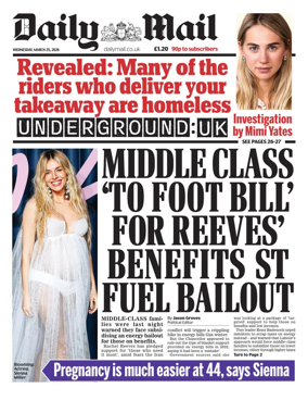 Cover of Daily Mail