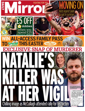 Cover of Daily Mirror (Northern Ireland)