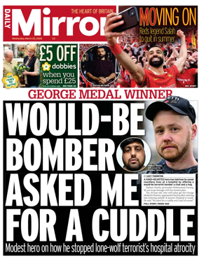 Cover of Daily Mirror