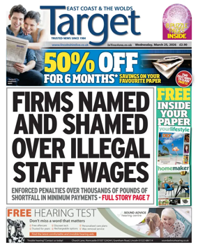 Cover of East Coast & The Wolds Target