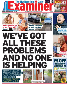 Cover of Huddersfield Daily Examiner