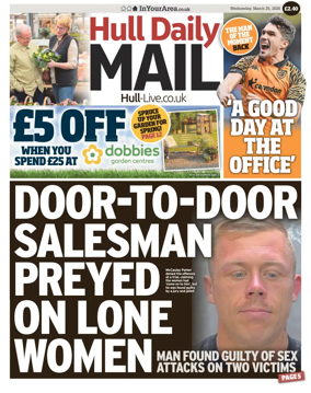 Cover of Hull Daily Mail