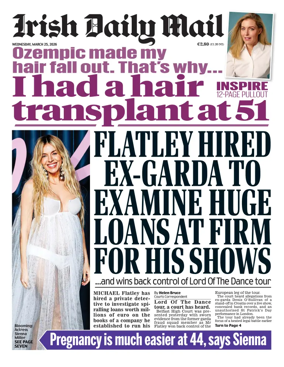 Cover of Irish Daily Mail