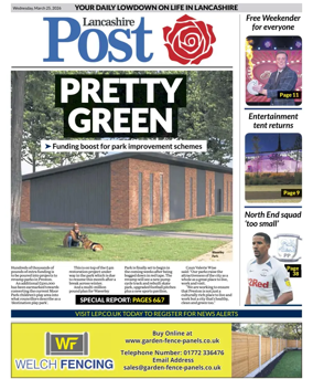 Cover of Lancashire Evening Post