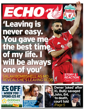 Cover of Liverpool Echo
