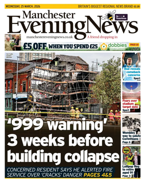 Cover of Manchester Evening News