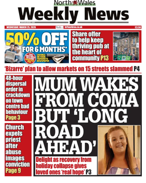 Cover of North Wales Weekly News