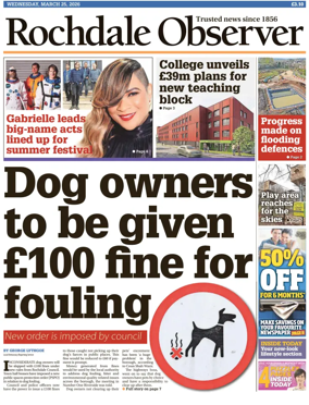 Cover of Rochdale Observer