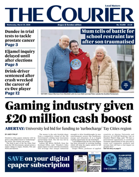 Cover of The Courier & Advertiser (Angus and Dundee)