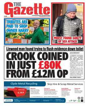 Cover of The Gazette (Scotland)