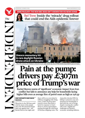 Cover of The Independent