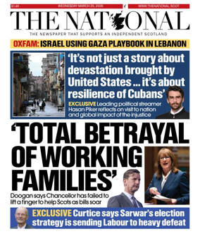 Cover of The National (Scotland)