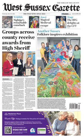 Cover of West Sussex Gazette