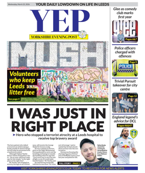 Cover of Yorkshire Evening Post