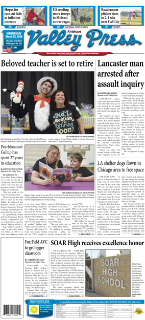 Cover of Antelope Valley Press