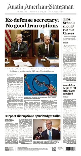 Cover of Austin American-Statesman