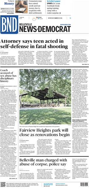 Cover of Belleville News-Democrat