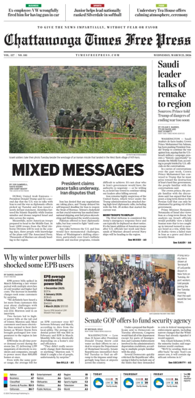 Cover of Chattanooga Times Free Press