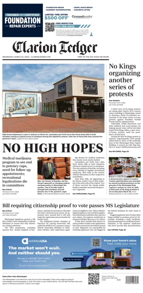 Cover of Clarion Ledger