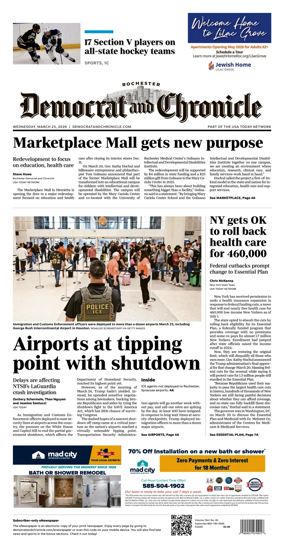 Cover of Democrat and Chronicle